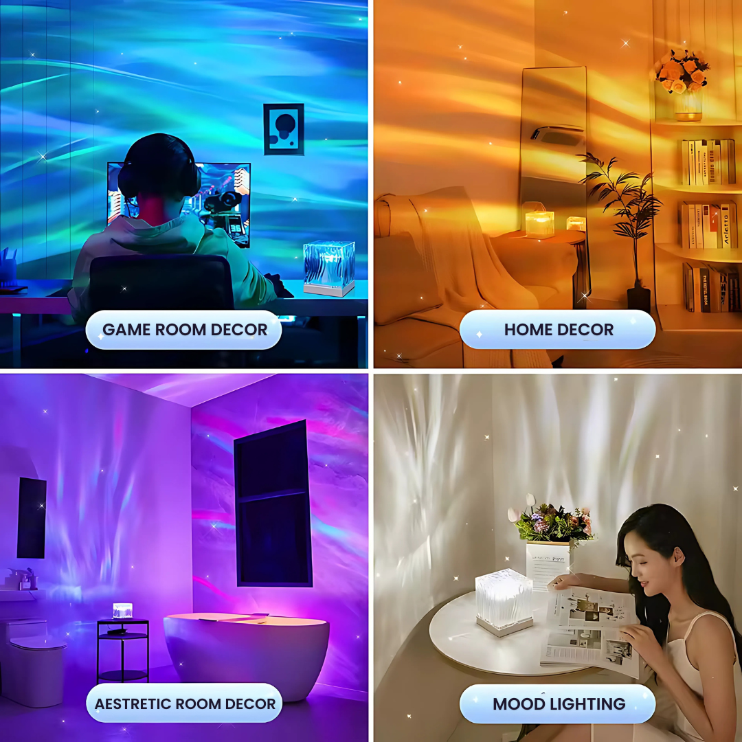 Aurora Wave Projector Lamp