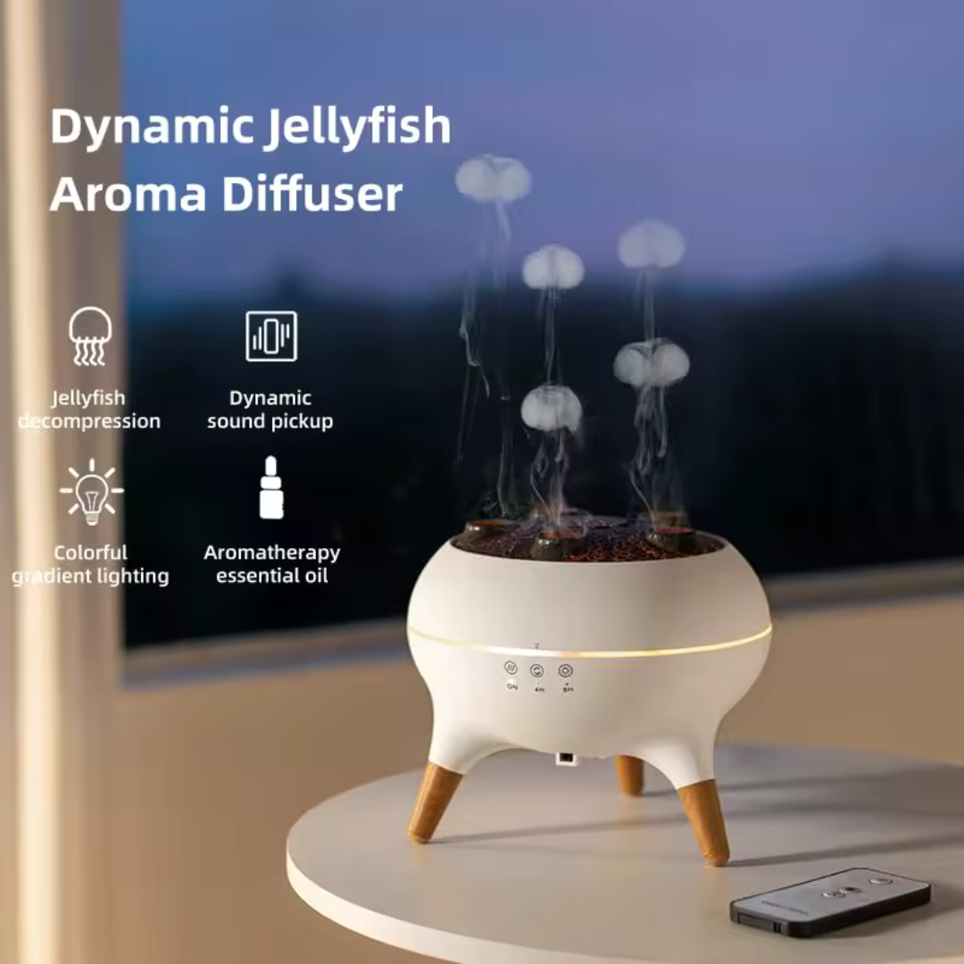 Jellyfish LED Humidifier & Aroma Diffuser