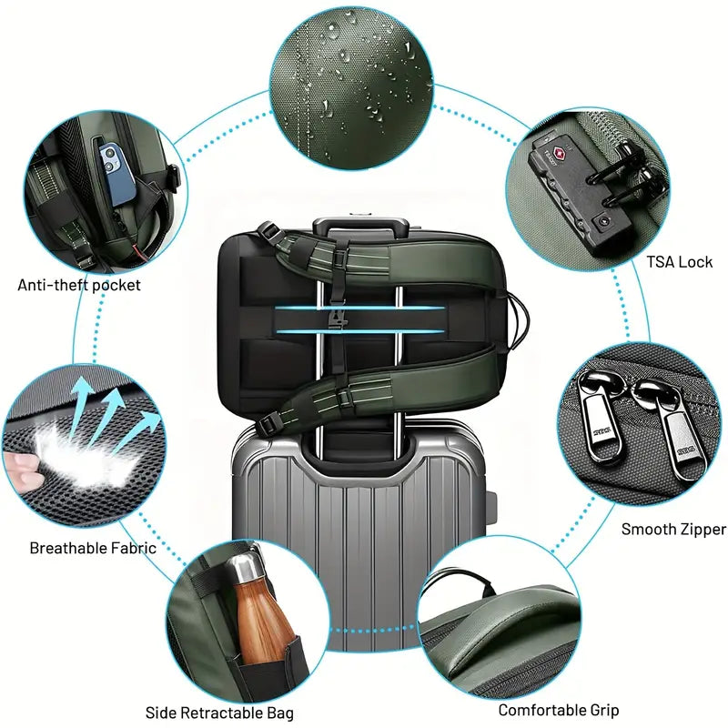 Vacuum Compression Travel Backpack